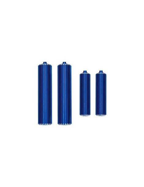 Traxxas Reservoirs, shocks, aluminum (blue-anodized) (4)