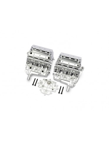 Traxxas Engine block, satin chrome