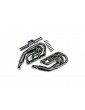 Traxxas Engine exhaust, black chrome