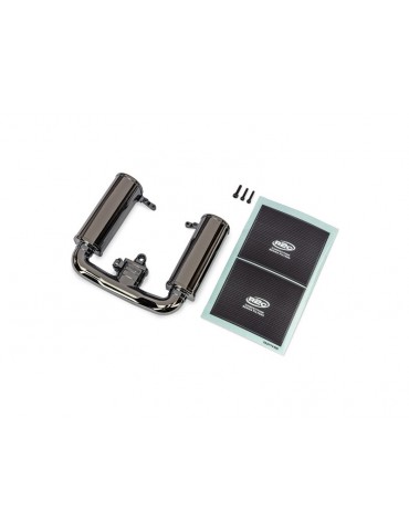 Traxxas Engine intake, black chrome