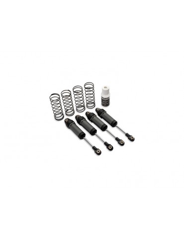 Traxxas Ultra Shocks (gray) (long) (complete) (4)