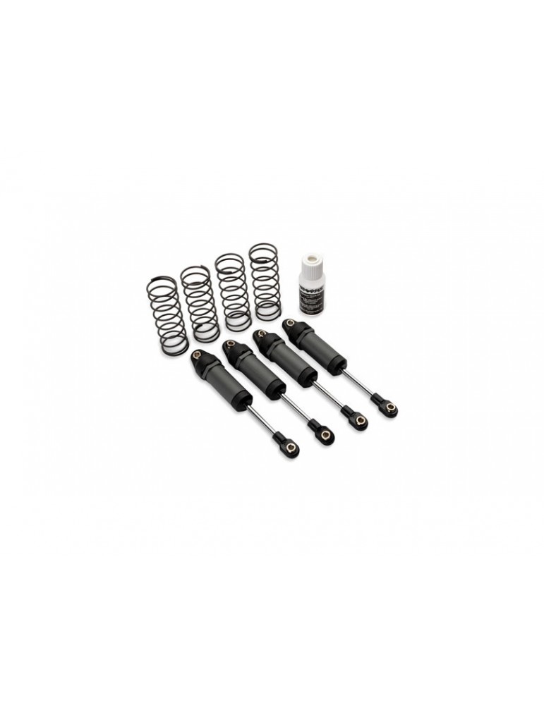 Traxxas Ultra Shocks (gray) (long) (complete) (4)