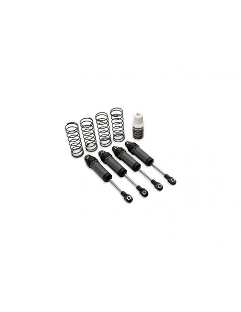 Traxxas Ultra Shocks (gray) (long) (complete) (4)