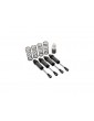 Traxxas Ultra Shocks (gray) (long) (complete) (4)