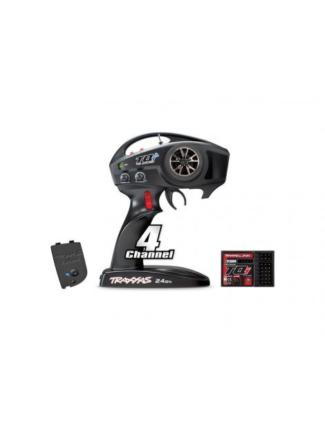 Traxxas TQi 2,4 GHz radijo sistema, 4 kanalai Traxxas Link, TSM 5 kanalų mikro imtuvas
