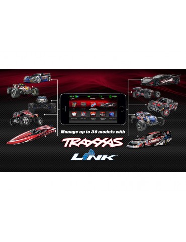 Traxxas TQi 2.4 GHz radio system, 2-channel, Traxxas Link enabled, TSM 5-ch micro receiver