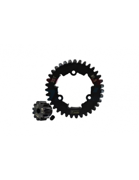 GPM Medium Carbon Steel Motor Gear 12T 35T Spur Gear MOD 1.5