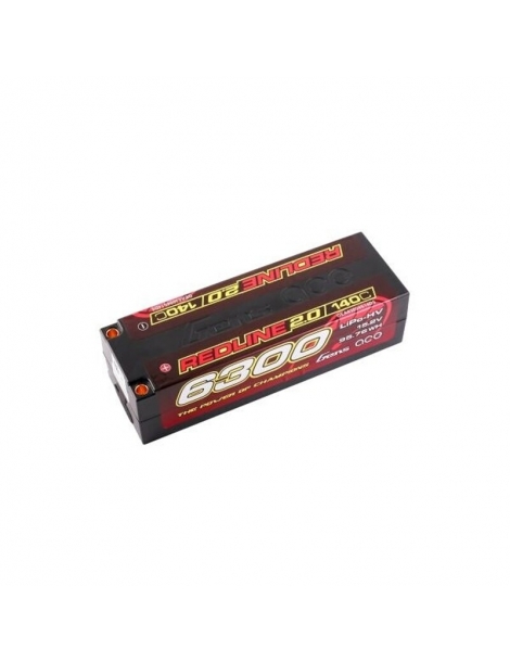 Akumuliatorius GensAce Redline 2.0 4S HV 15.2V-140C-6300 139x47x37mm 452g