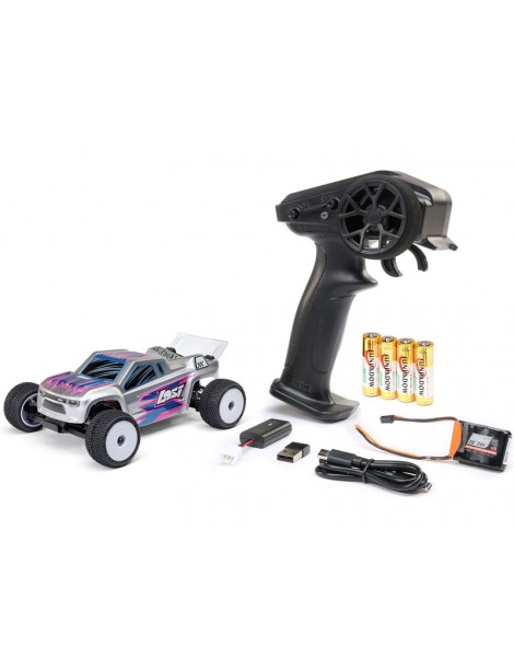 Losi 1/28 Micro-T 2S 2WD RTR Stadium Truck (Battery & Charger Included), White