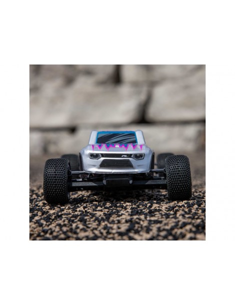 Losi 1/28 Micro-T 2S 2WD RTR Stadium Truck (Battery & Charger Included), Silver