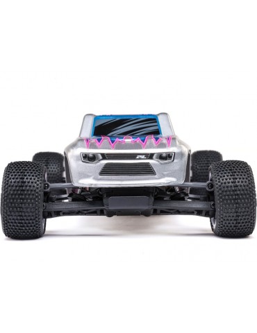 Losi 1/28 Micro-T 2S 2WD RTR Stadium Truck (Battery & Charger Included), Silver