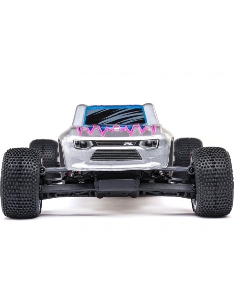 Losi 1/28 Micro-T 2S 2WD RTR Stadium Truck (Battery & Charger Included), Silver