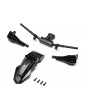 Losi Fender, Handguards & Handle Bars, Black: PM-SM