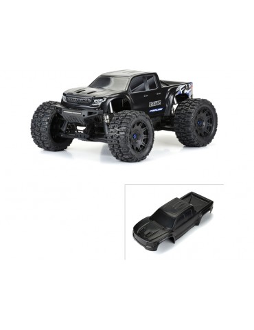 Pro-Line 1/5 Pre-Cut Brute Bash Armor Black Body: X-MAXX