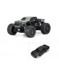 Pro-Line 1/5 Pre-Cut Brute Bash Armor Black Body: X-MAXX