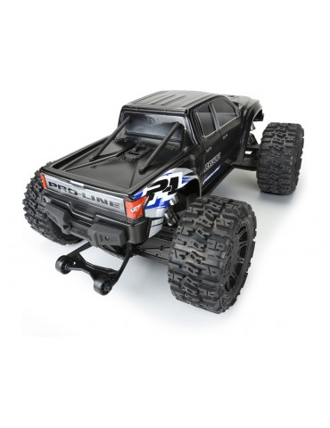 Pro-Line 1/5 Pre-Cut Brute Bash Armor Black Body: X-MAXX