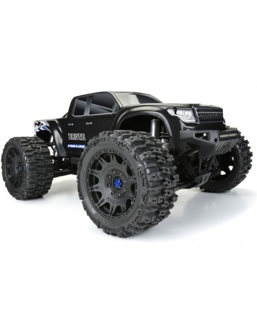 Pro-Line 1/5 Pre-Cut Brute Bash Armor Black Body: X-MAXX