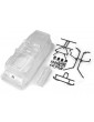Pro-Line 1/10 2004 Jeep LJ Clear Body/Trail Cage 12.3" Wheelbase Crawlers