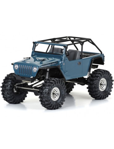 Pro-Line 1/10 2004 Jeep LJ Clear Body/Trail Cage 12.3" Wheelbase Crawlers
