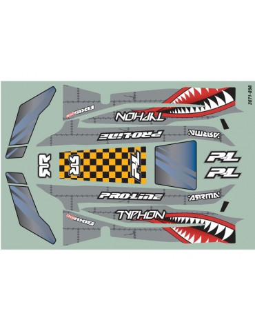 Pro-Line 1/14 Axis Tough-Color Gray Body: Typhon GROM