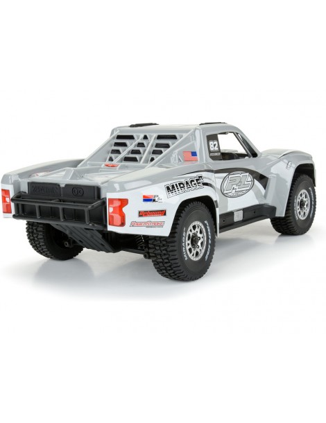 Pro-Line 1/16 iš anksto paruoštas 2019 Chevy Silverado Trophy Truck kėbulas: GROM