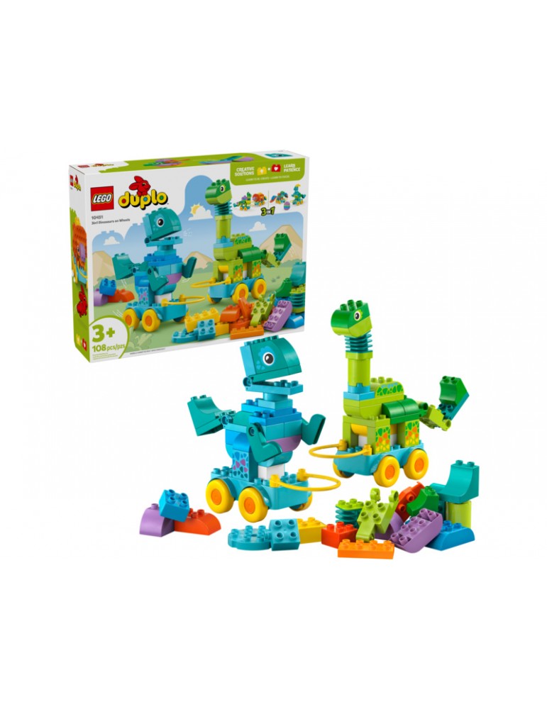 LEGO DUPLO - 3in1 Dinosaurs on Wheels