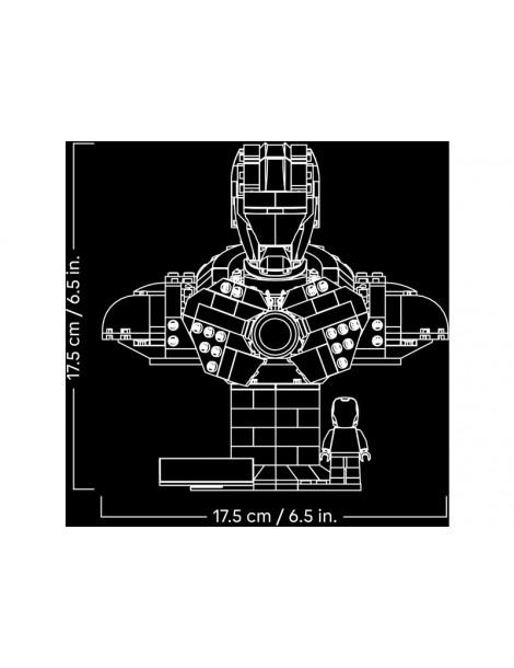 LEGO Marvel - Iron Man MK4 Bust