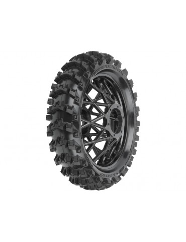 Pro-Line 1/4 Dunlop Geomax MX14 V2 Bead CR4 Rear Tire MTD Black Bullyspoke: MX