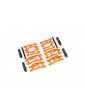 Traxxas Suspension kit, Mini Maxx WideMaxx, orange
