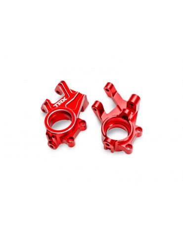 Traxxas Steering blocks, aluminum (red-anodized) (pair) 10936-RED