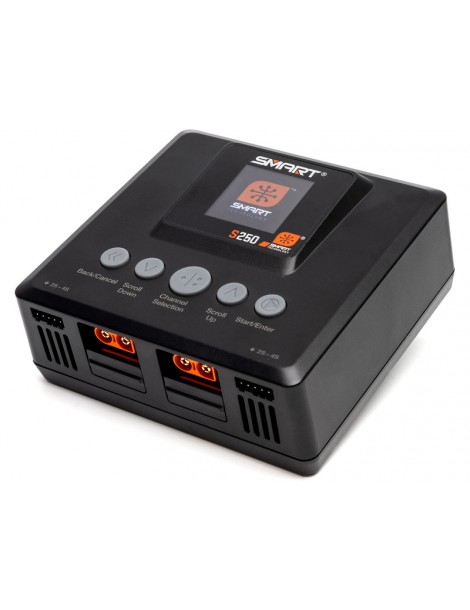 Spektrum Smart Powerstage Air komplektas: G2 2200mAh 4S 50C LiPo (2 vnt.) + S250 įkroviklis
