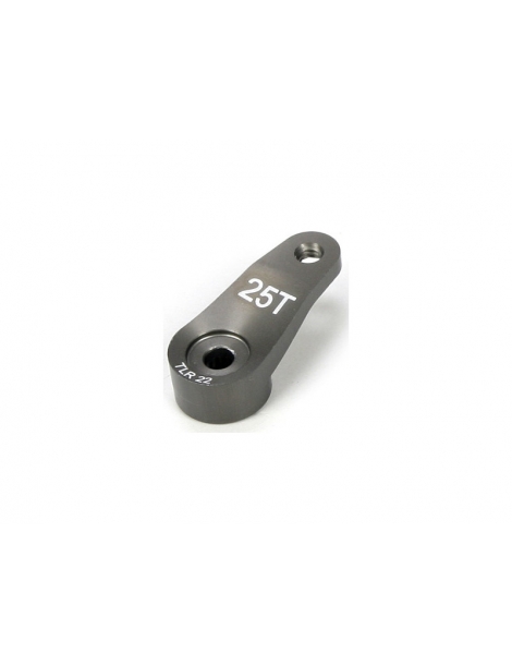 TLR Servo Horn, 25T, Aluminum: 22