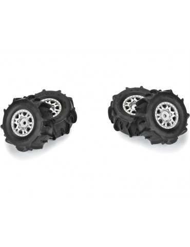 Pro-Line 1/16 Dumont F/R Tires MTD 12mm Black Impulse (4): Mojave GROM