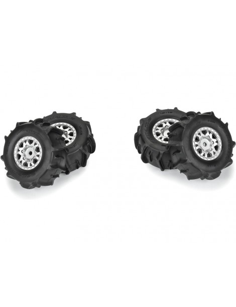 Pro-Line 1/16 Dumont F/R Tires MTD 12mm Black Impulse (4): Mojave GROM
