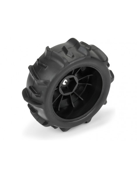 Pro-Line 1/16 Dumont F/R Tires MTD 12mm Black Impulse (4): Mojave GROM