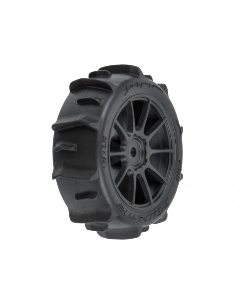 Pro-Line 1/14 Dumont F/R Tires MTD 12mm Black Mach-10 (4): Typhon GROM