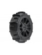 Pro-Line 1/14 Dumont F/R Tires MTD 12mm Black Mach-10 (4): Typhon GROM