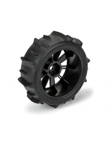 Pro-Line 1/14 Dumont F/R Tires MTD 12mm Black Mach-10 (4): Typhon GROM