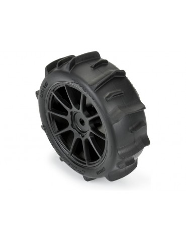 Pro-Line 1/14 Dumont F/R Tires MTD 12mm Black Mach-10 (4): Typhon GROM