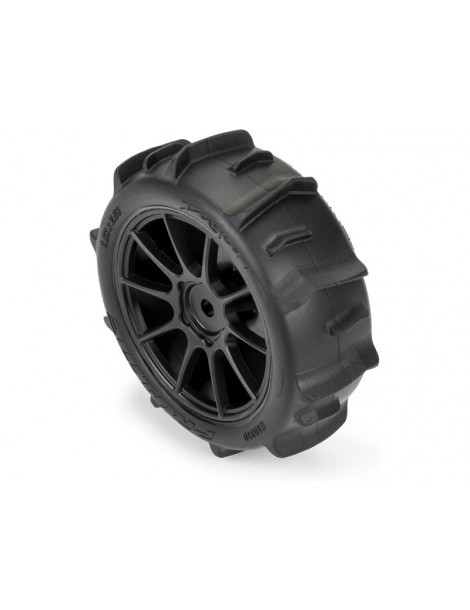 Pro-Line 1/14 Dumont F/R Tires MTD 12mm Black Mach-10 (4): Typhon GROM