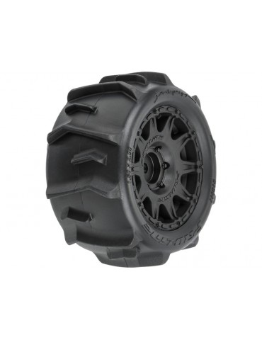 Pro-Line 1/18 Dumont F/R Tires MTD 12mm Black Raid (4): Granite GROM