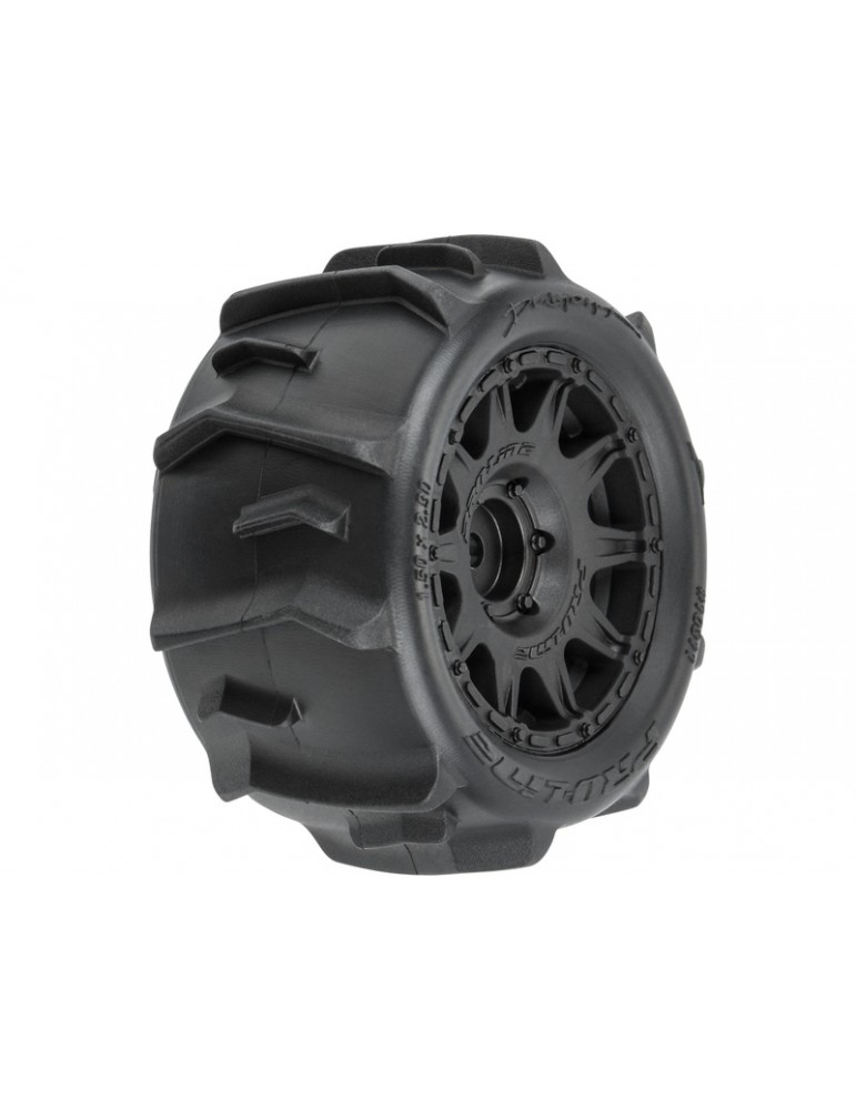 Pro-Line 1/18 Dumont F/R Tires MTD 12mm Black Raid (4): Granite GROM