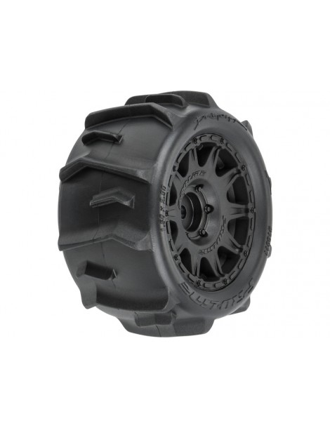 Pro-Line 1/18 Dumont F/R Tires MTD 12mm Black Raid (4): Granite GROM