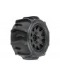 Pro-Line 1/18 Dumont F/R Tires MTD 12mm Black Raid (4): Granite GROM