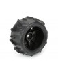 Pro-Line 1/18 Dumont F/R Tires MTD 12mm Black Raid (4): Granite GROM