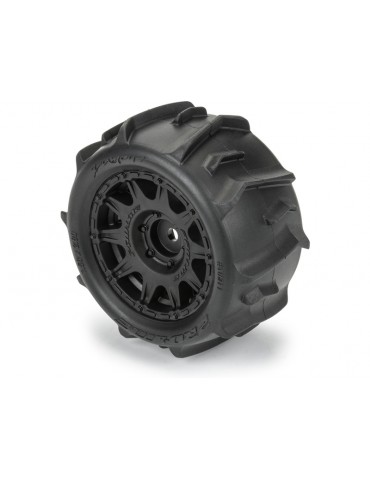 Pro-Line 1/18 Dumont F/R Tires MTD 12mm Black Raid (4): Granite GROM