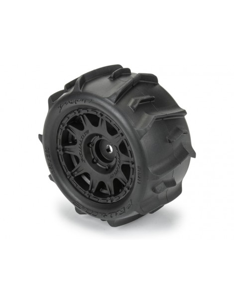 Pro-Line 1/18 Dumont F/R Tires MTD 12mm Black Raid (4): Granite GROM