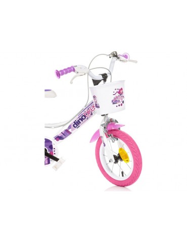 Vaikiškas dviratis DINO Bikes Fairy 12" baltas