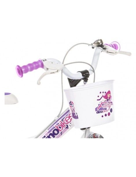 Vaikiškas dviratis DINO Bikes Fairy 12" baltas