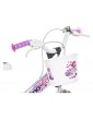 Vaikiškas dviratis DINO Bikes Fairy 12" baltas
